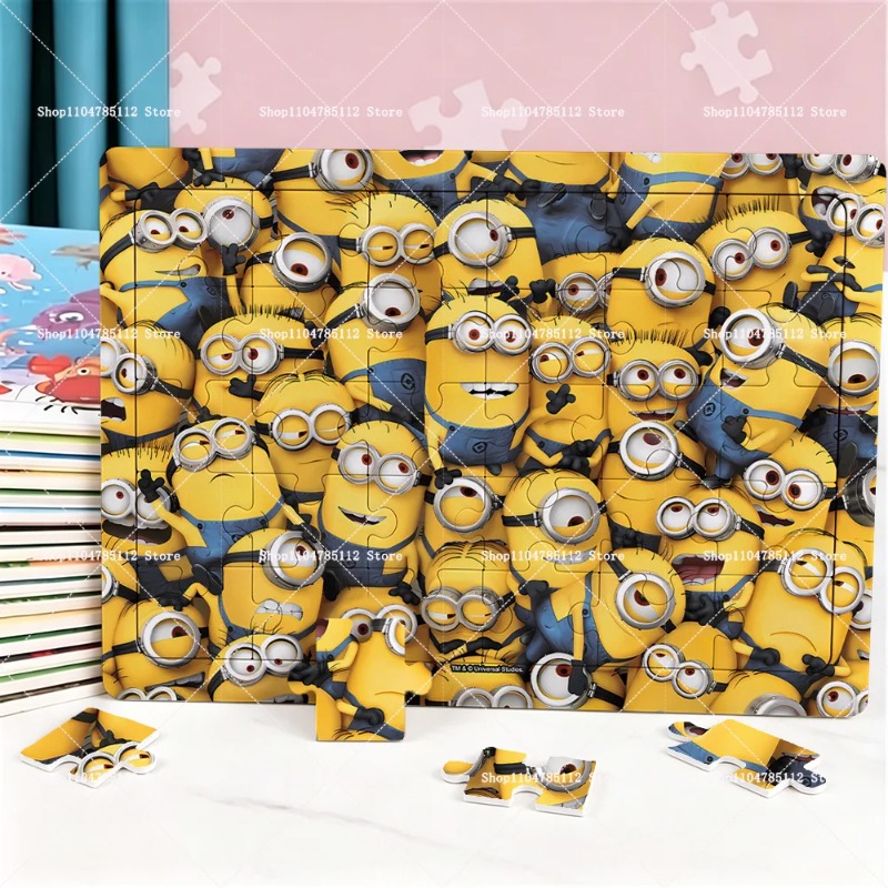 Party Games Simple - 2026 Minions Puzzle Cartoon Anime Figure
