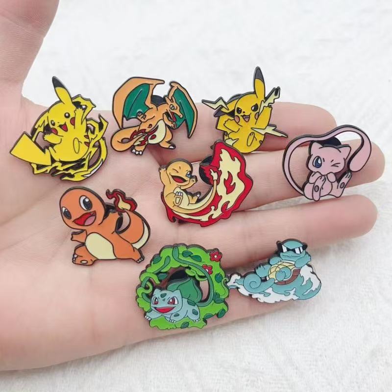 Party Games Questions - 8pcs alloy drip oil cartoon baby