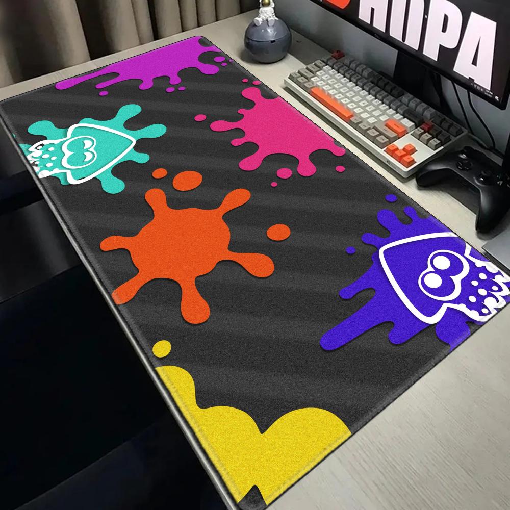 Kubb Game Yard - Splatoons Cartoon Mouse Pad Large Gamer