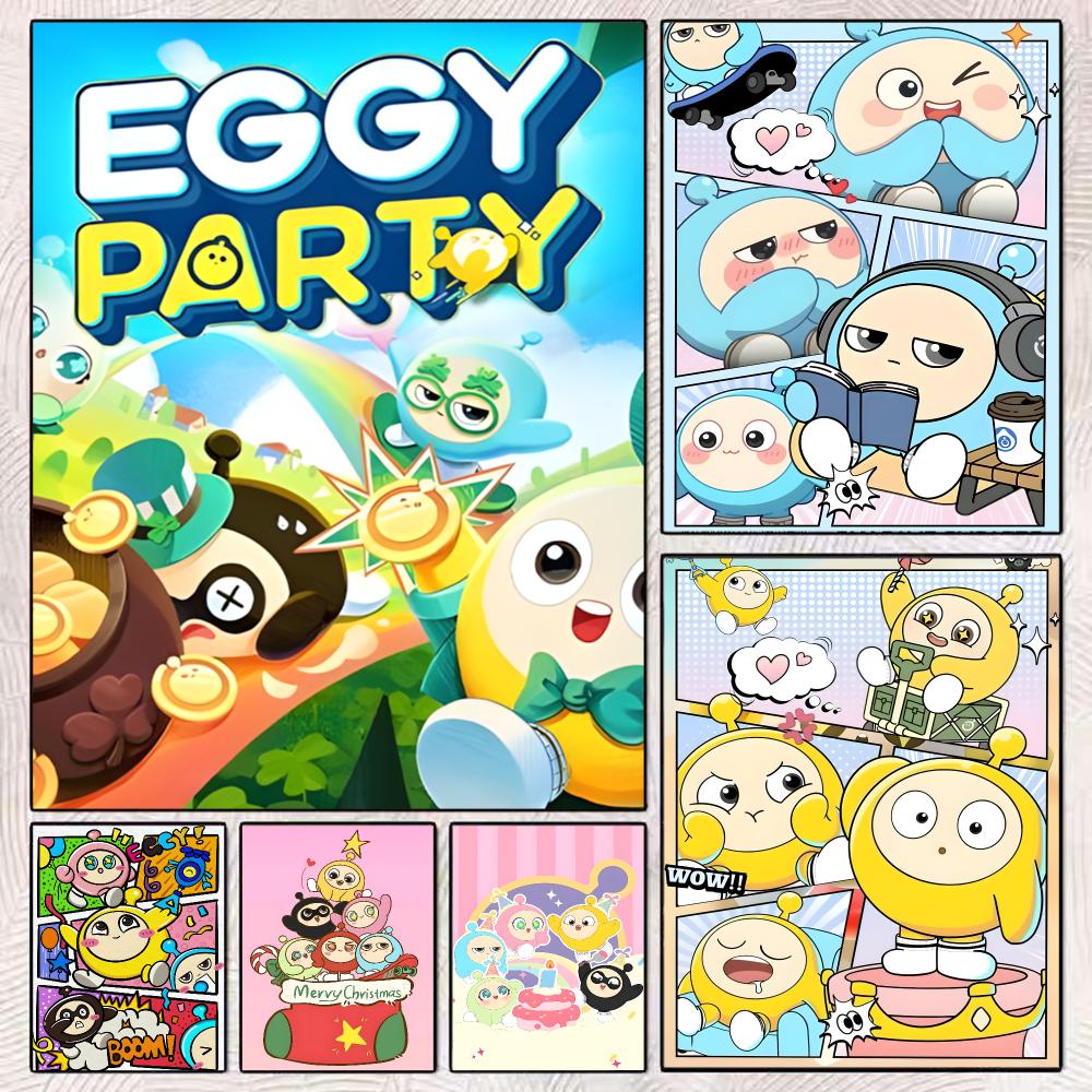 Party Games Eggy - Eggy Party Game Painting Calligraphy Canvas