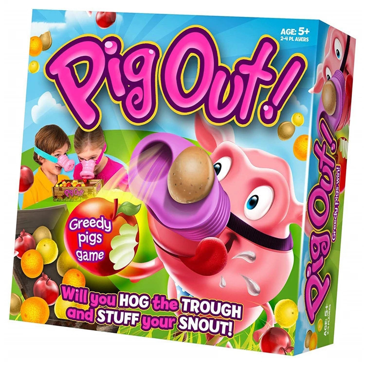 Pig Nose Game Funny Action Boa - Party Games Elimination recension och pris