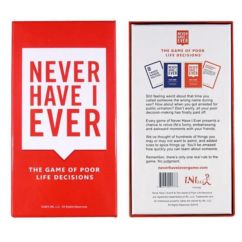 550Cards Never Have I Ever Del - Party Games Never Have I Ever recension och pris
