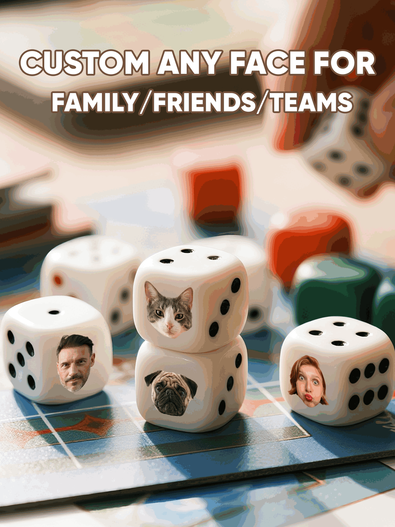 Custom Face Dice Personalized  - Party Games For Adults recension och pris