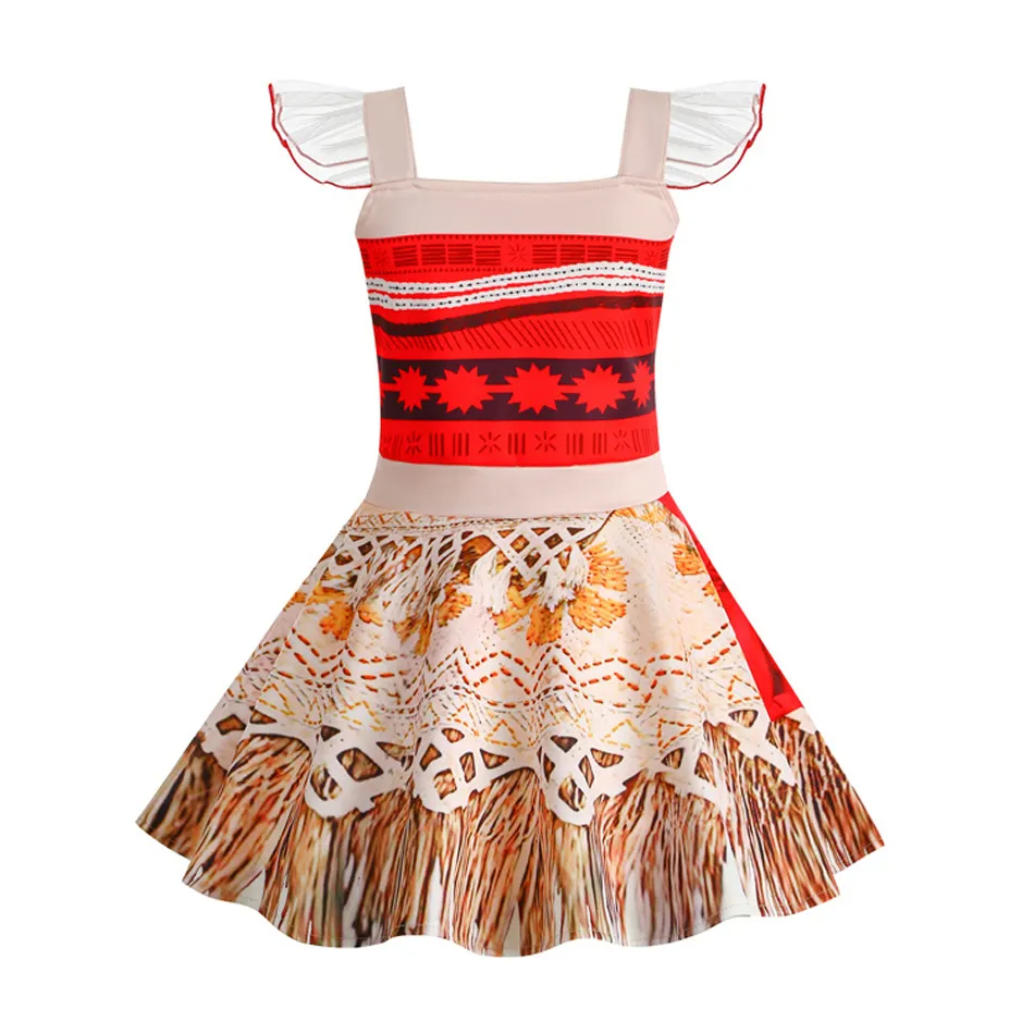 Princess Cosplay Moana Dress T - Party Games Moana recension och pris