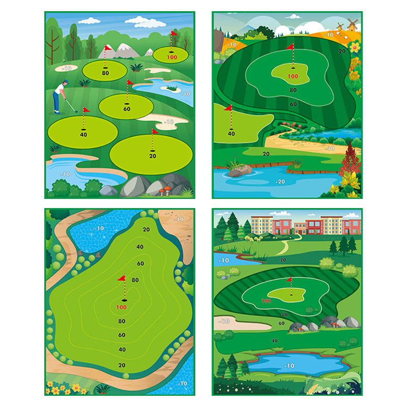 Qinuo Golf Game Mat With Golf  - Party Games Golf recension och pris