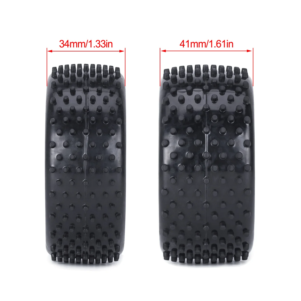 4 Pcs 88mm Buggy Tires Wheel T - Tamiya Model Rc Car recension och pris
