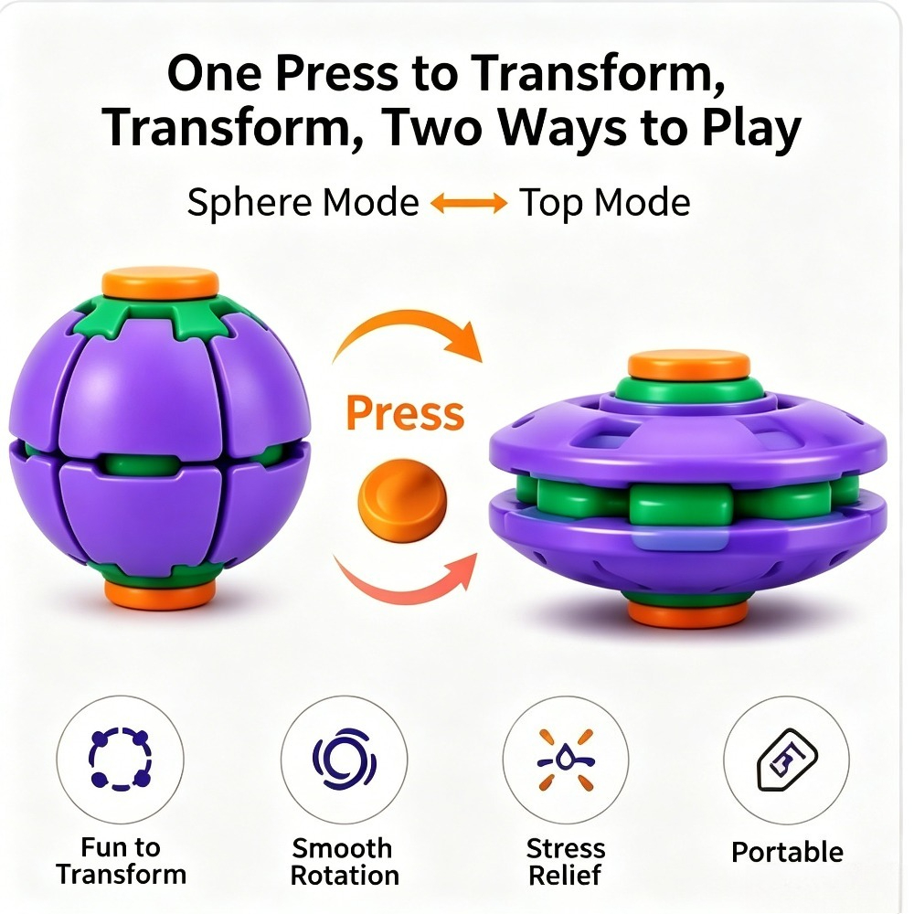 Transforming Fidget Spinner Ba - Party Games For Adults recension och pris
