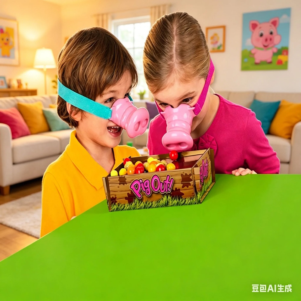 Pig Nose Game Funny Action Boa - Party Games Elimination recension och pris