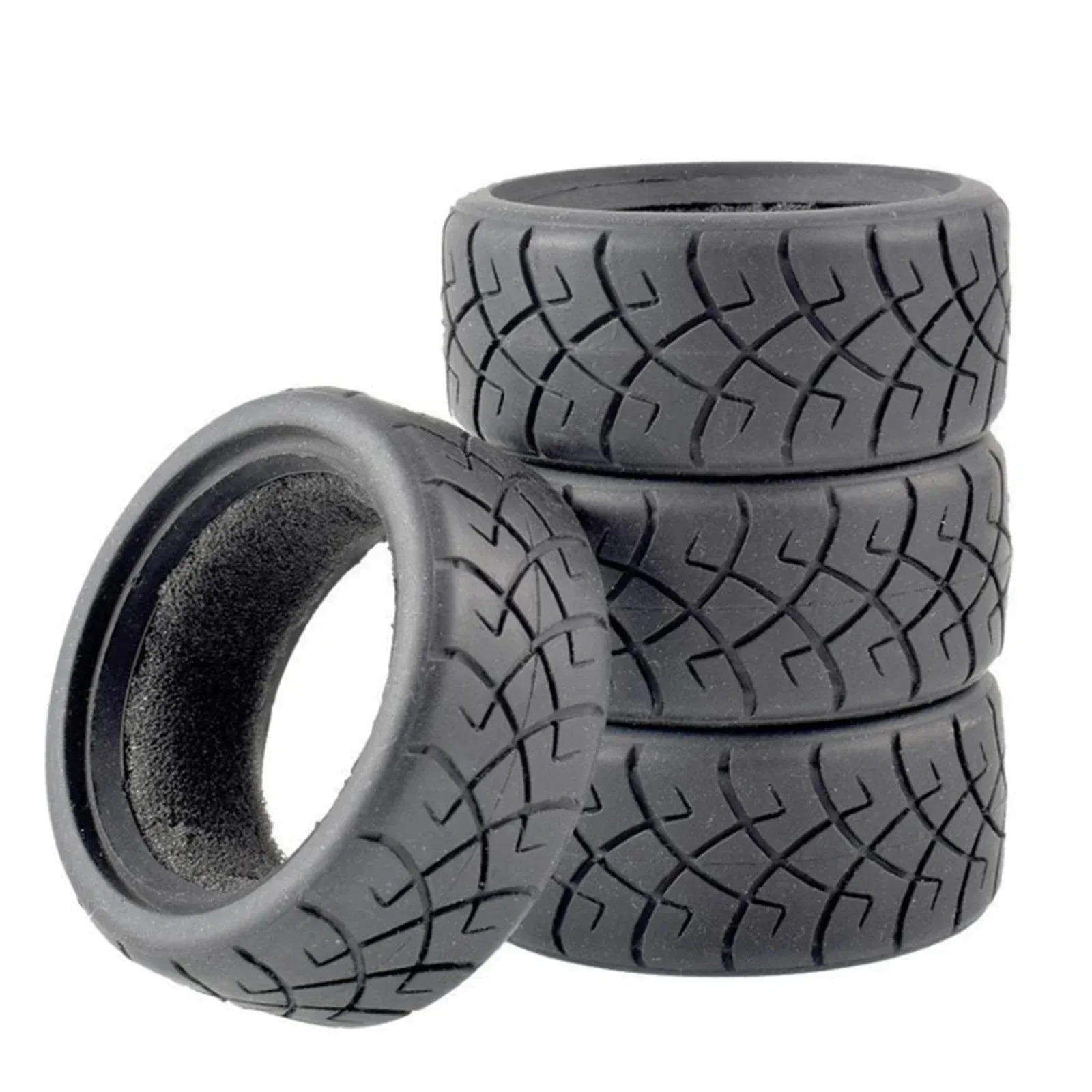 4Pcs High Grip Soft Tires for  - Tamiya Model Rc Car recension och pris