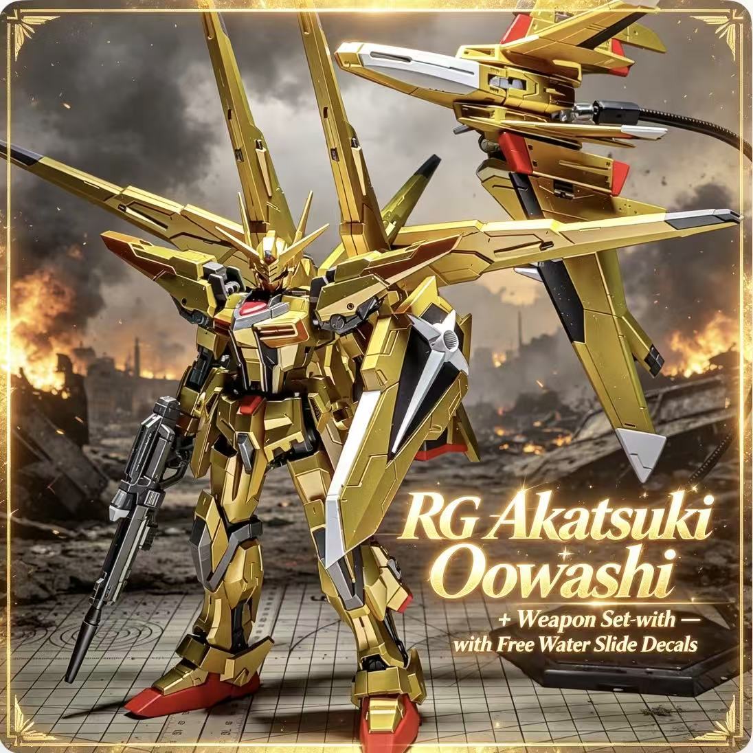 RG41 1/144 ORB-01 Akatsuki Oow - Bandai Model Gundam Rg recension och pris