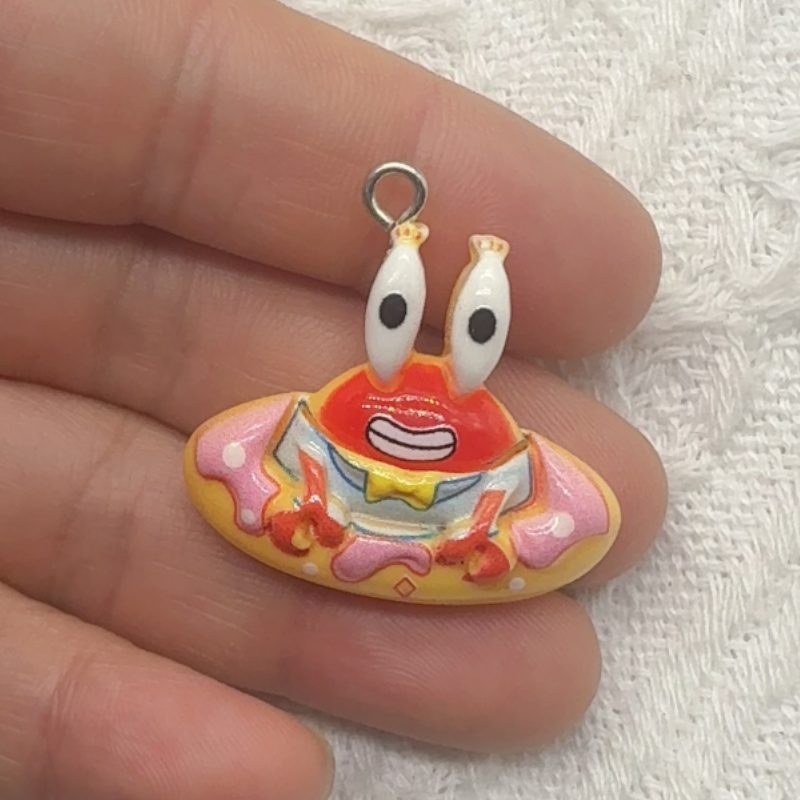 10pcs cartoon resin pendant, D - Party Games Questions recension och pris