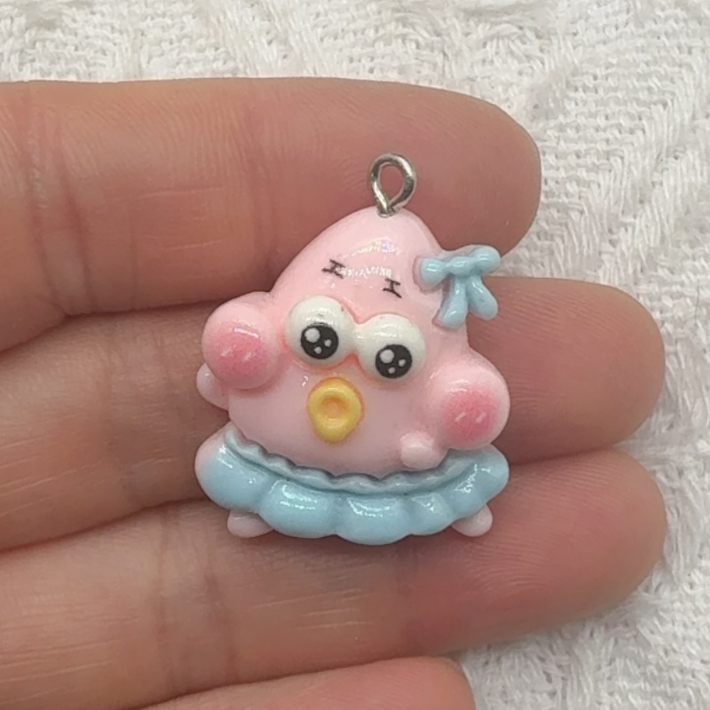 10pcs cartoon resin pendant, D - Party Games Questions recension och pris