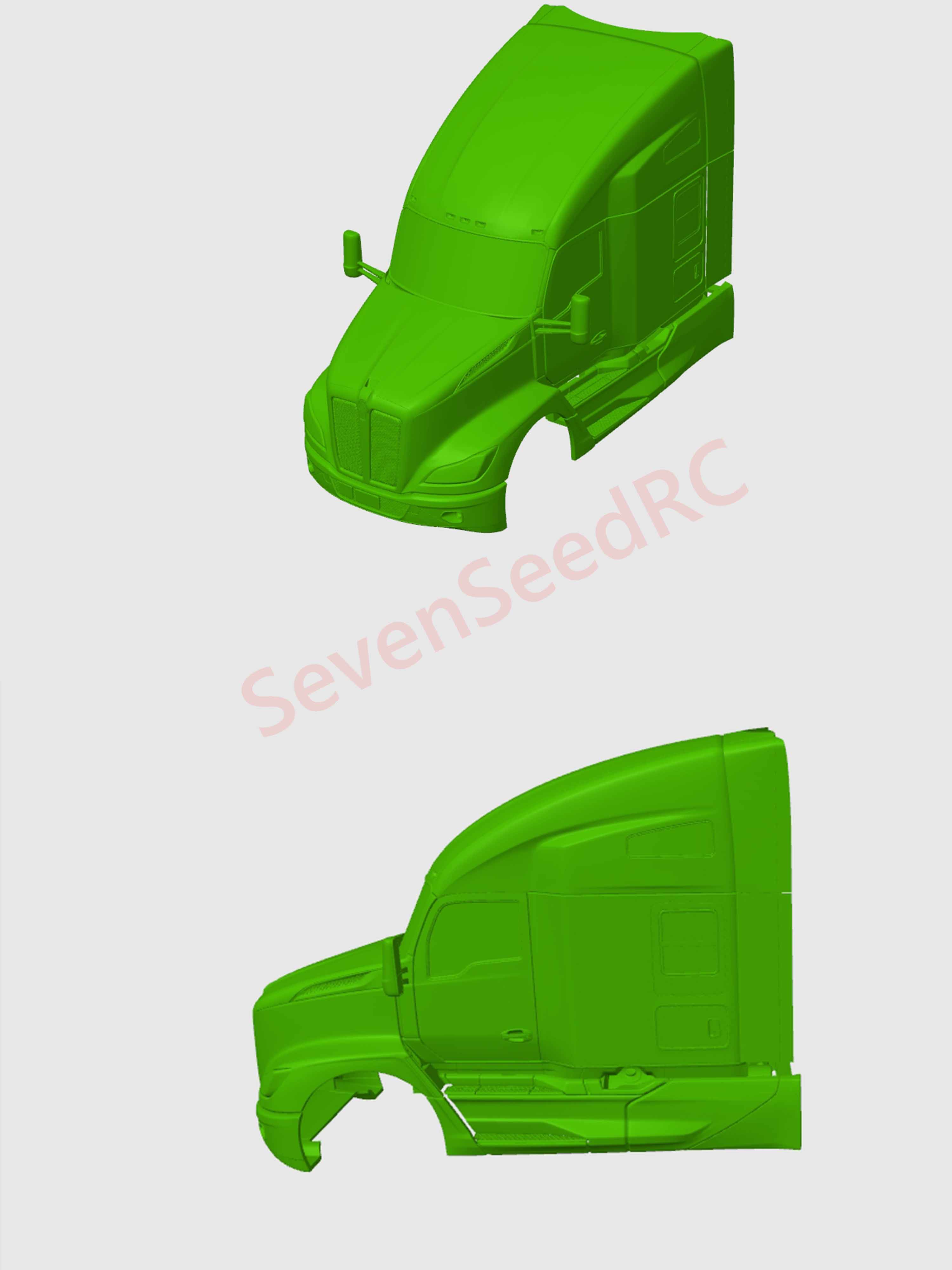 3d Printed Truck KENWORTH T680 - Tamiya Model Rc Car recension och pris