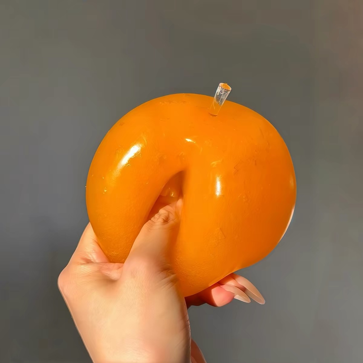 Handmade orange Slushy Squishy - Party Games For Adults recension och pris