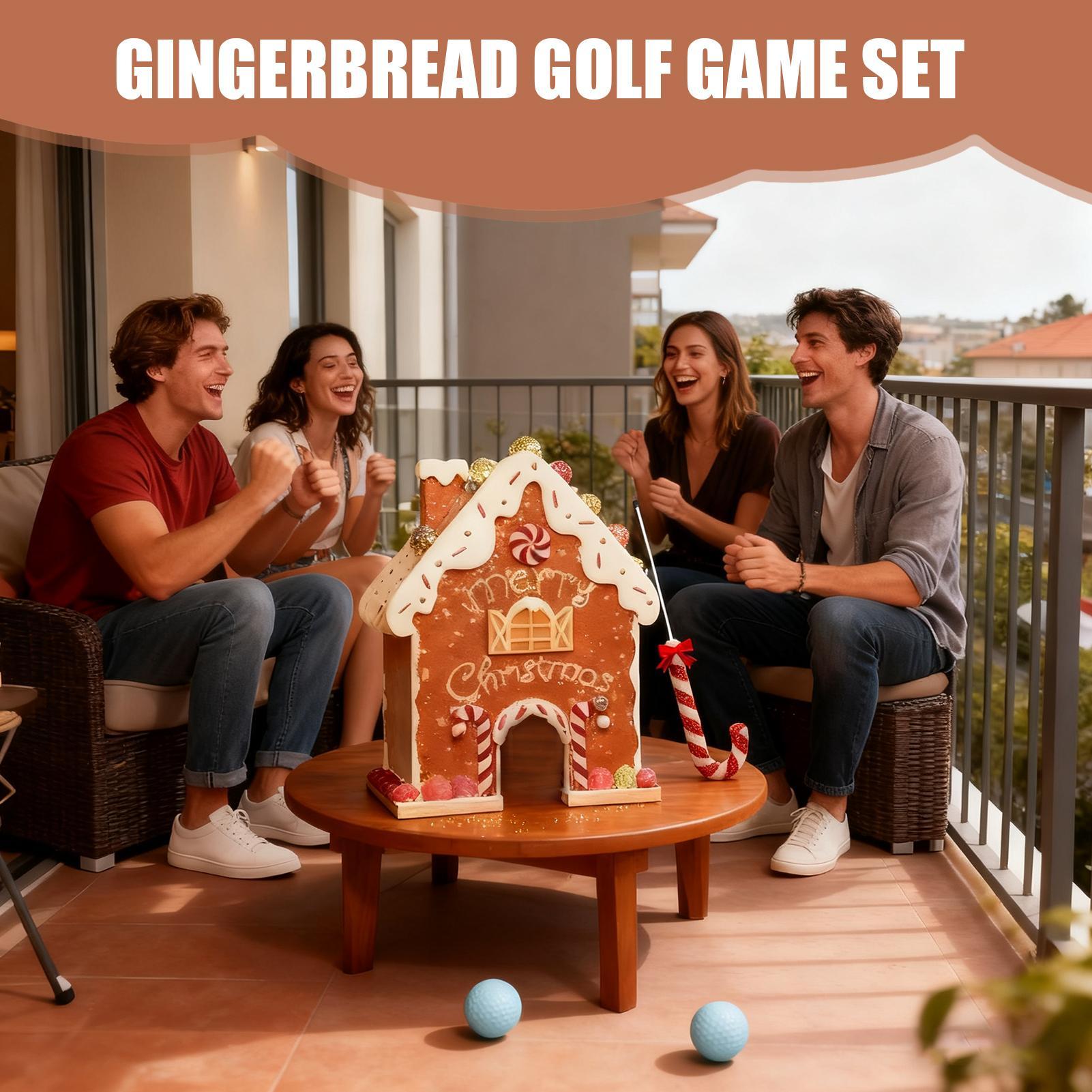 Gingerbread Golf Game Portable - Party Games Golf recension och pris