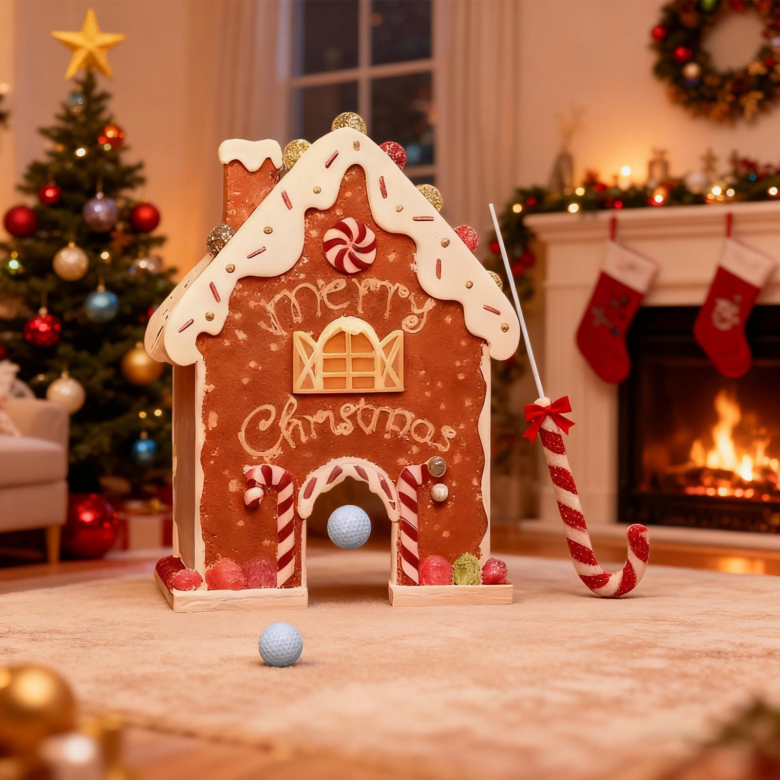 Gingerbread Golf Game Portable - Party Games Golf recension och pris
